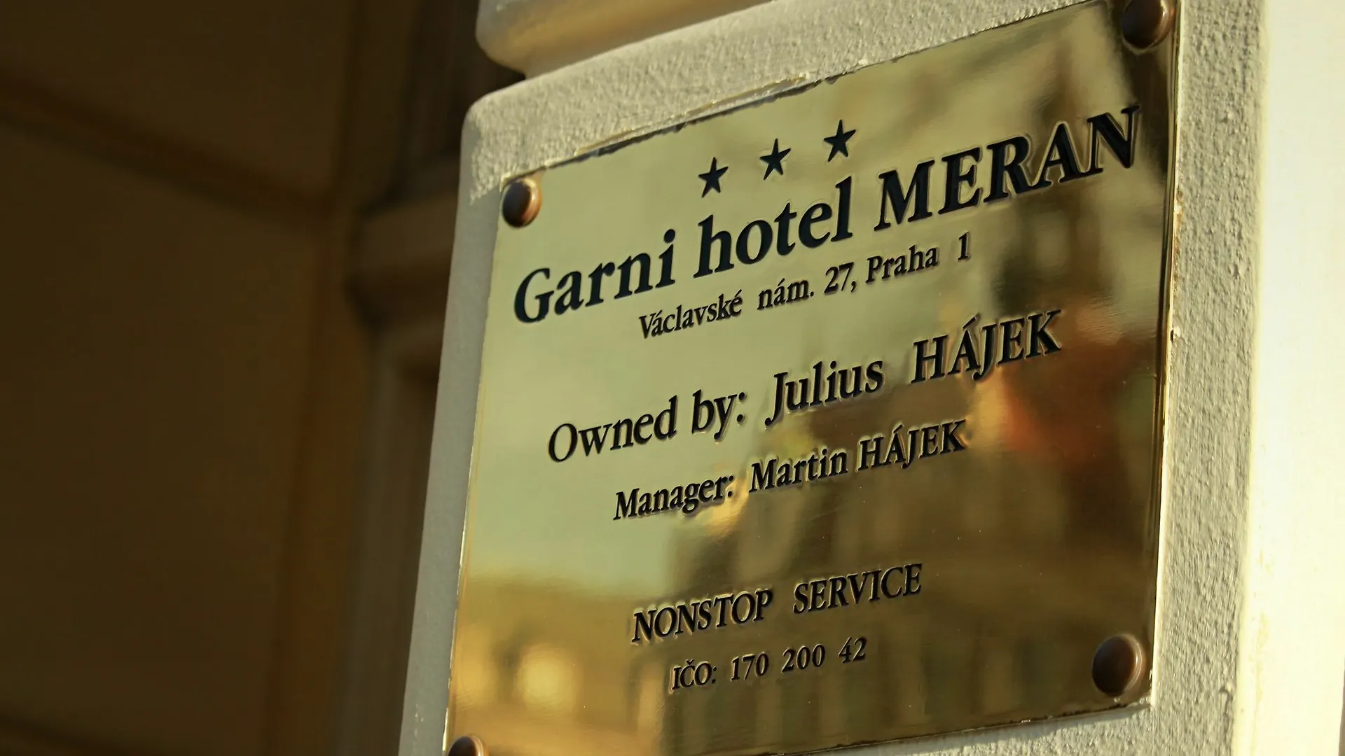 Hotel Meran Prague